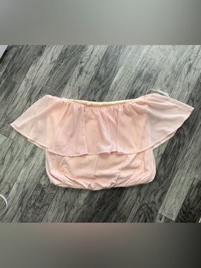 Ardene B Blush Pink Off-Shoulder Ruffle Top
